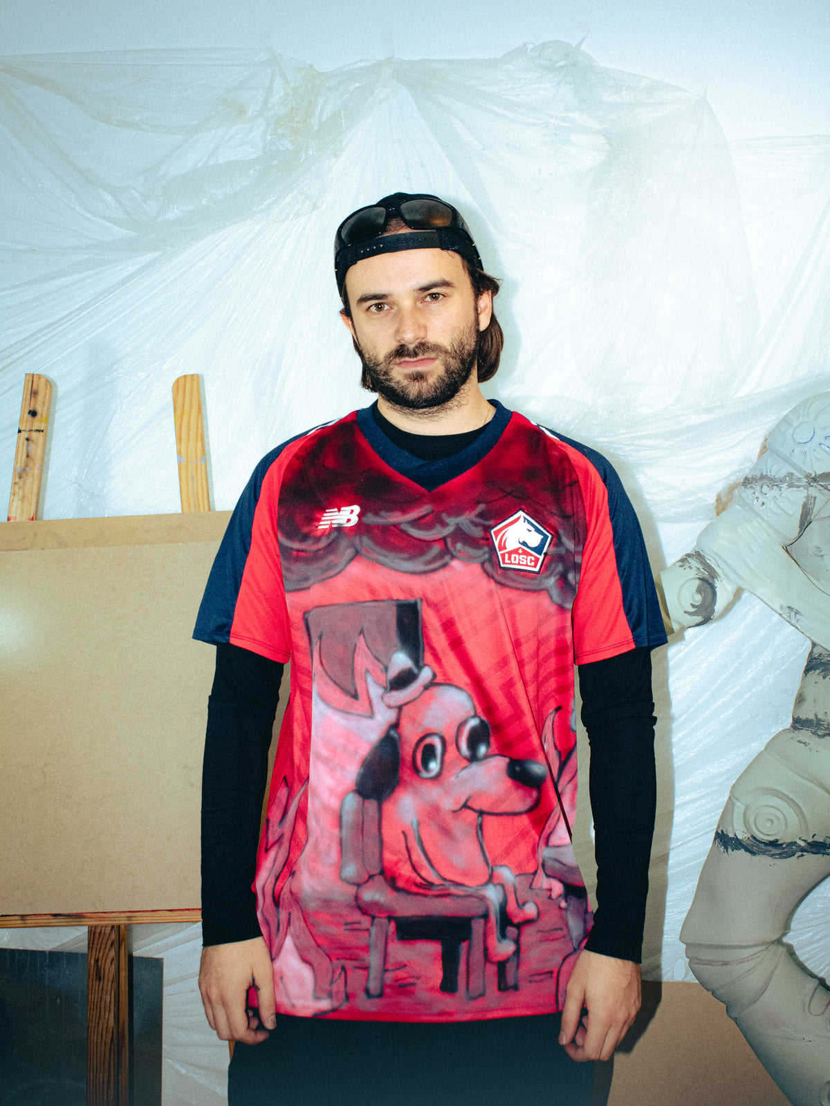 IGOTSCAMMED DOG - LOSC 2018/2019 HOME NEW BALANCE CUSTOM JERSEY - L