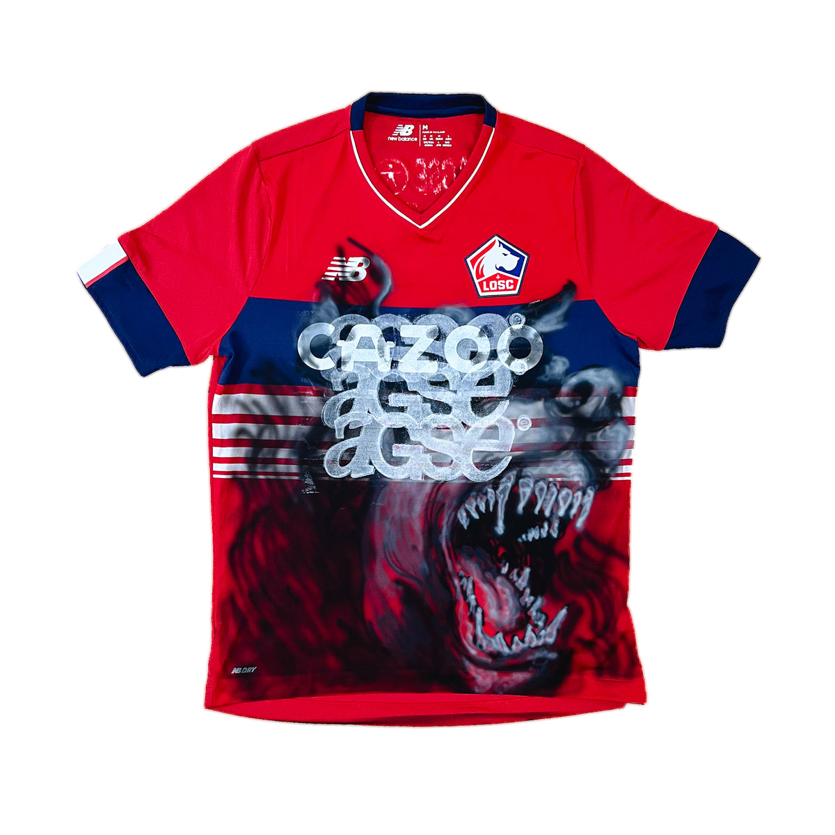METRO DOG - LOSC 2022/2023 HOME NEW BALANCE CUSTOM JERSEY - M