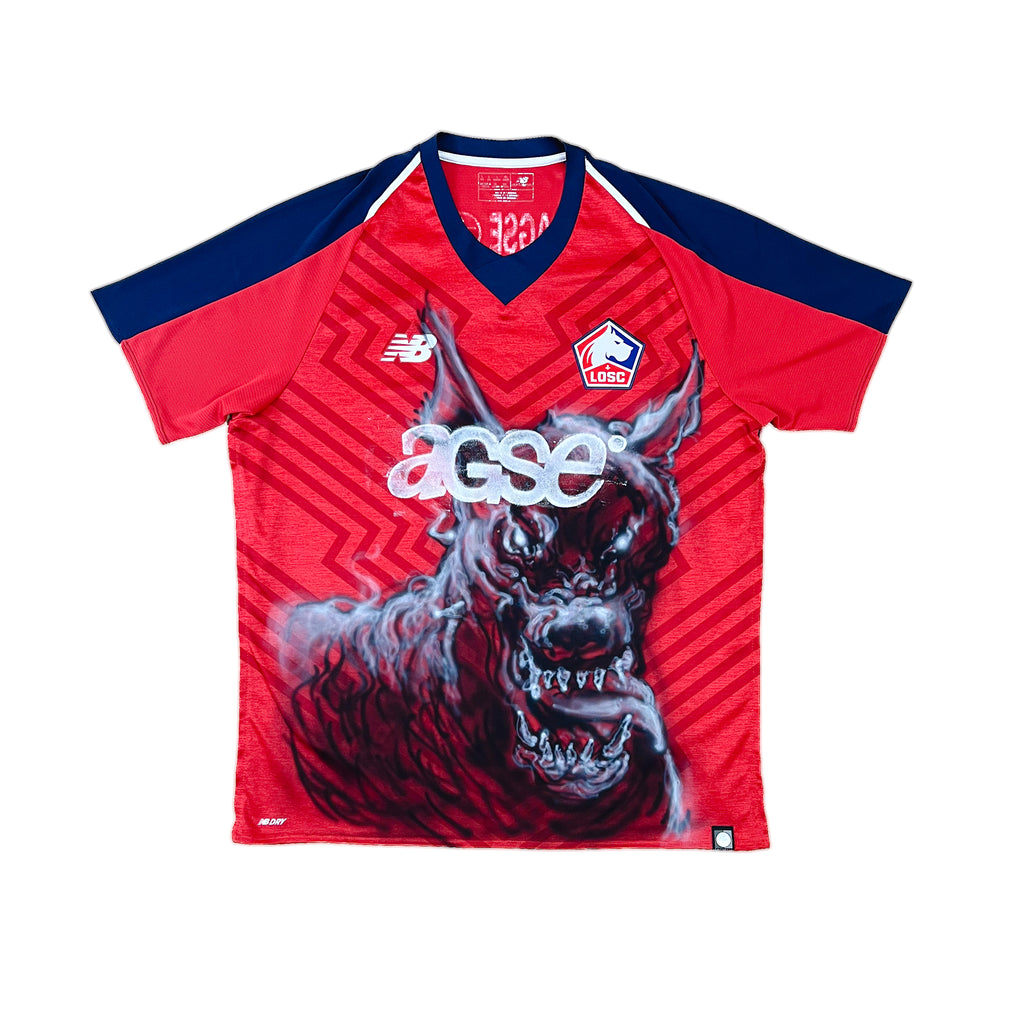 NIGHTMARE DOG - LOSC 2018/2019 HOME NEW BALANCE CUSTOM JERSEY - L
