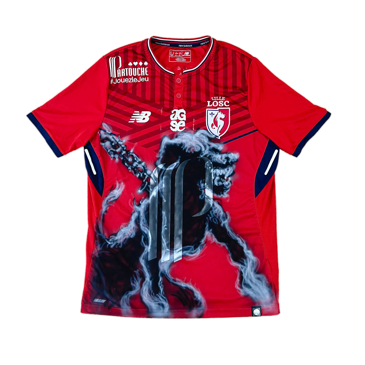 CHAINED DOG - LOSC 2017/2018 HOME NEW BALANCE CUSTOM JERSEY - S